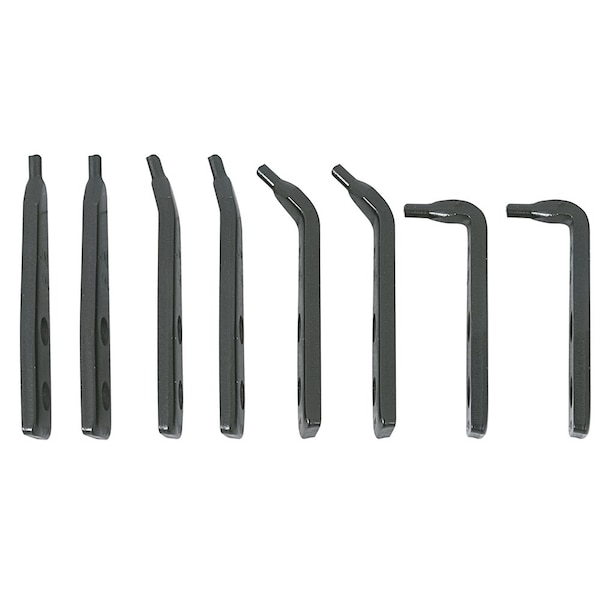 Set 4 pairs of spare Tips For Plier 361, 0.108 Degree